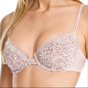 Versace Italia 1969 36C cheetah print bra